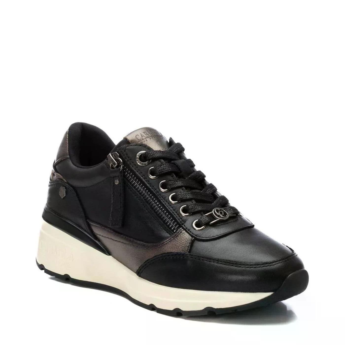 ZAPATILLA DE PIEL SRA 161825 negro - image