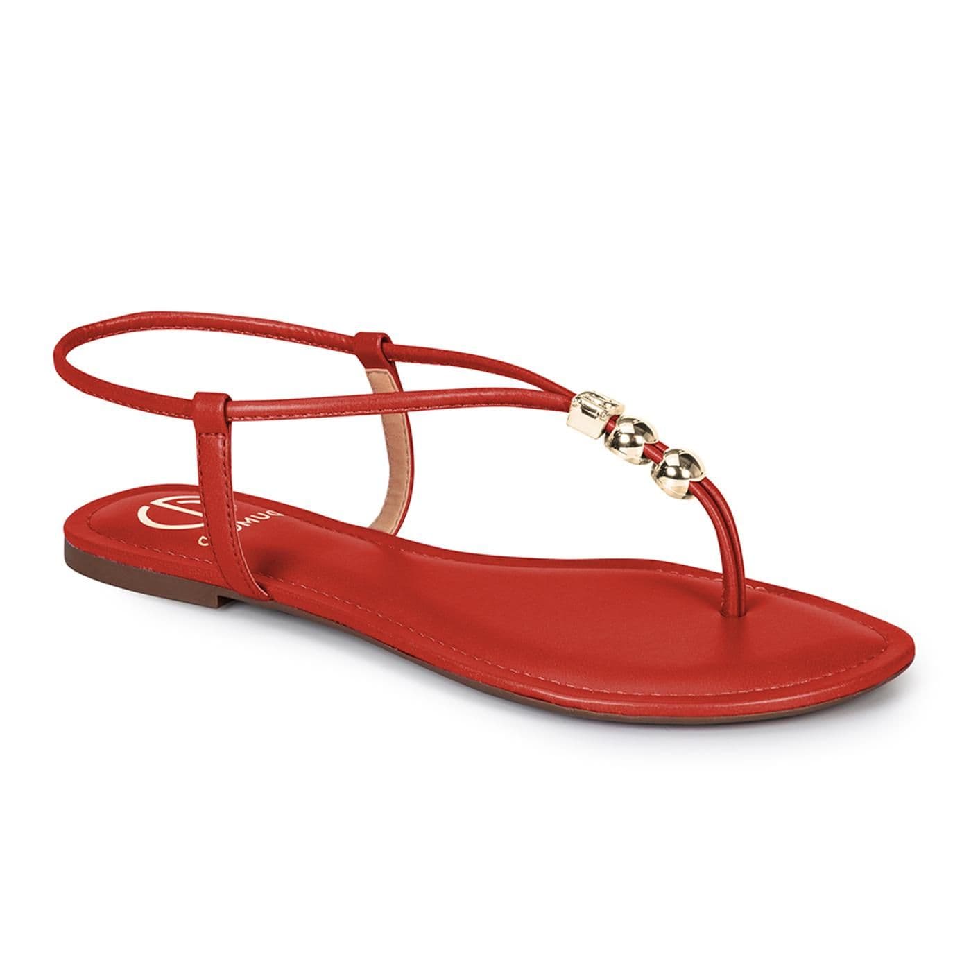 4116985 SANDALIA BAJA vermelho image.