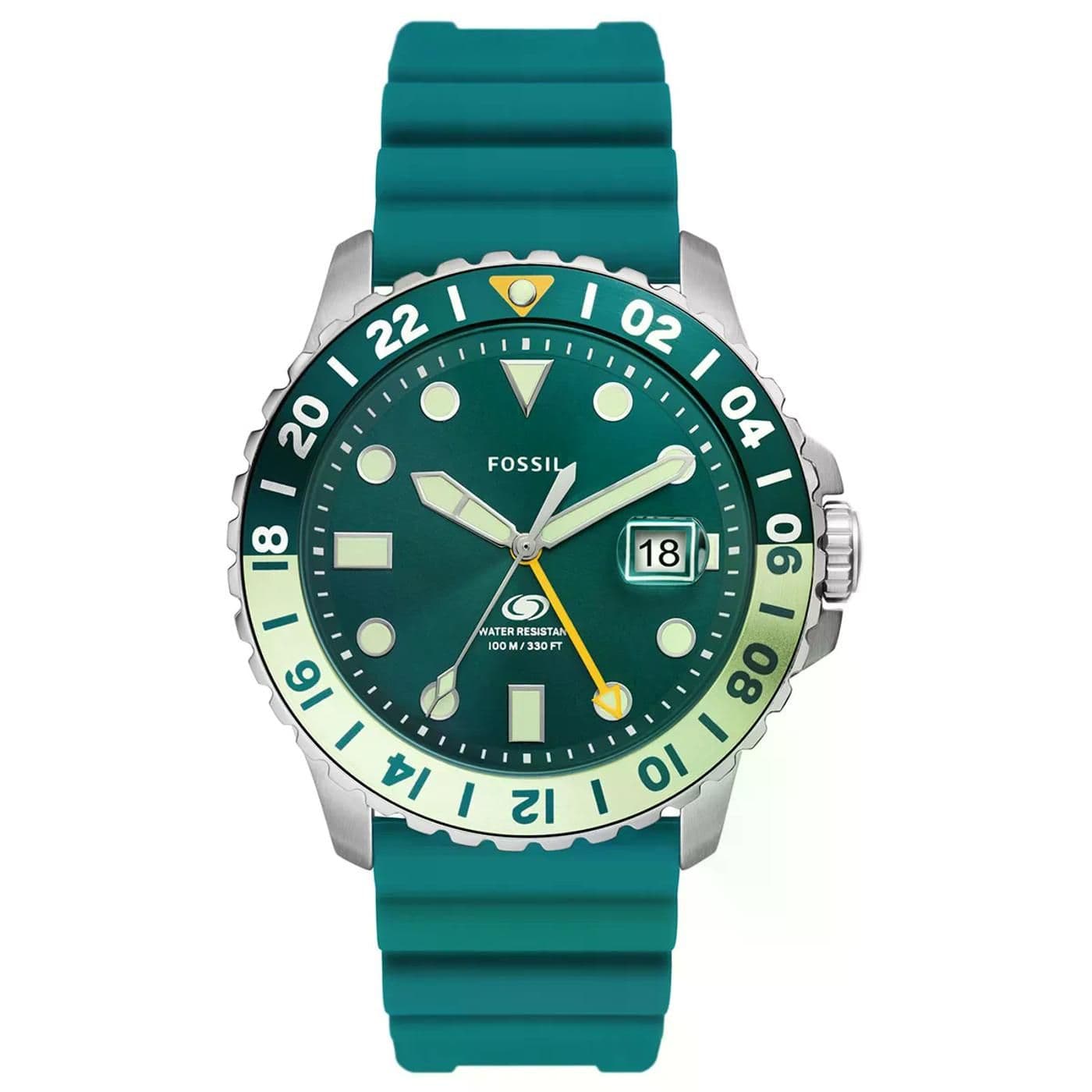 SILICONE silver/green image.