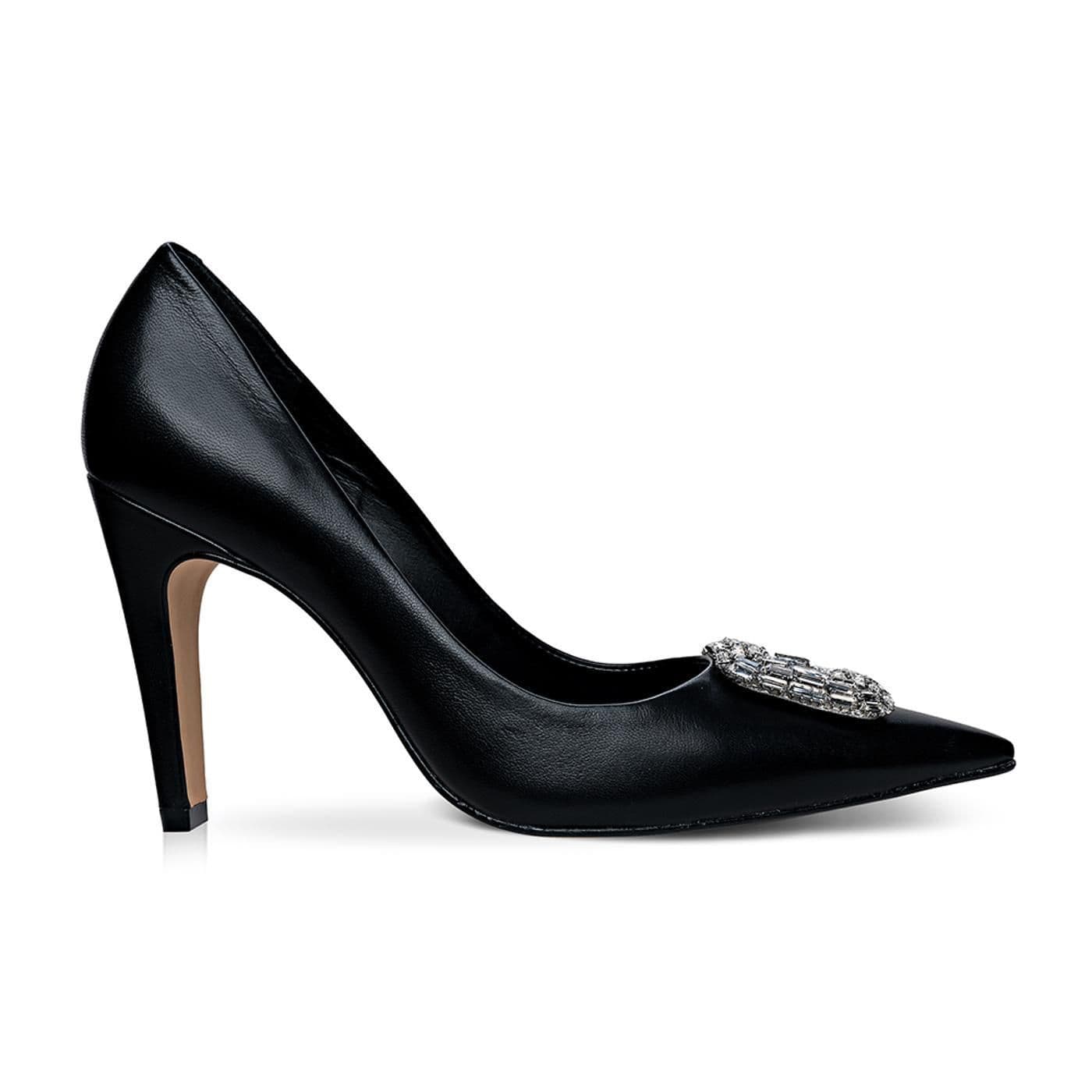 Scarpin 754008 metal black - image