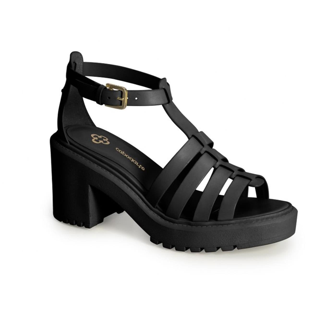 4017286-4 SANDALIA TACON preto image.