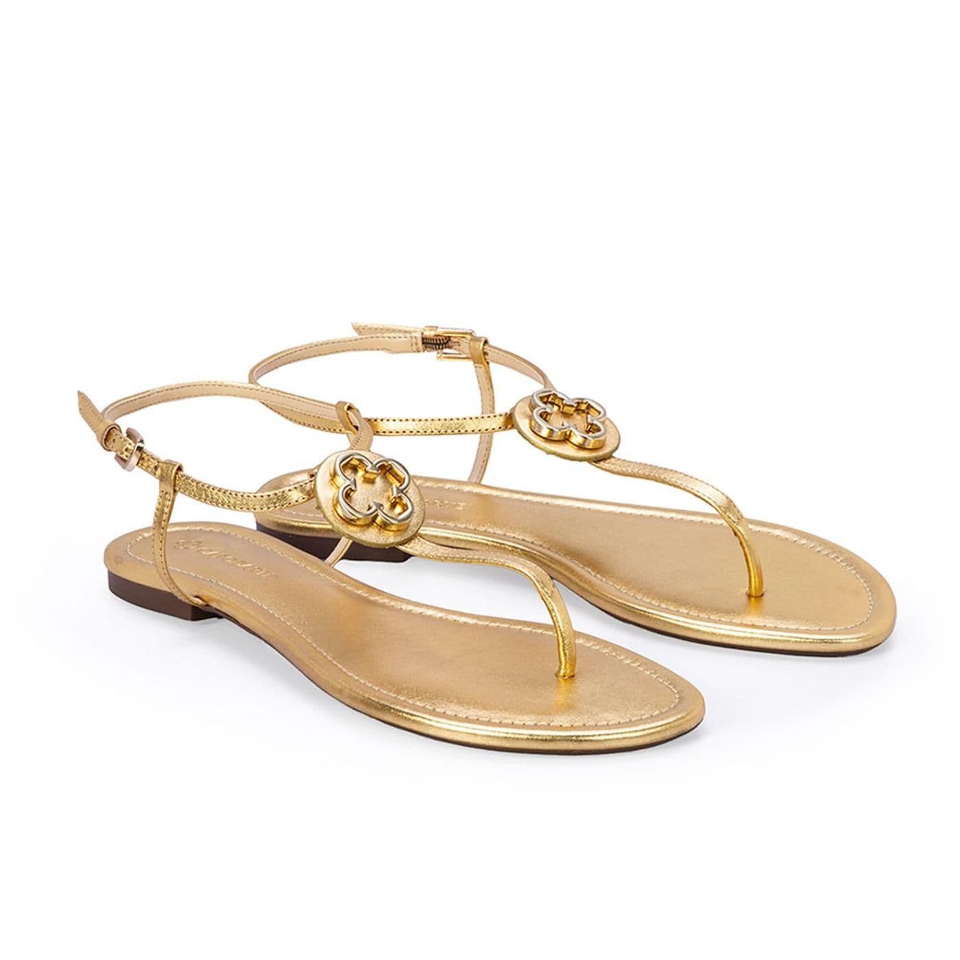 SANDALIA 4015672 mestiço metalizado ouro - image