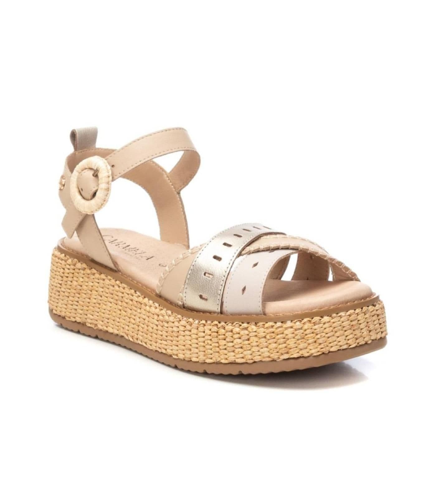 SANDALIA DE PIEL 162351 beige - image