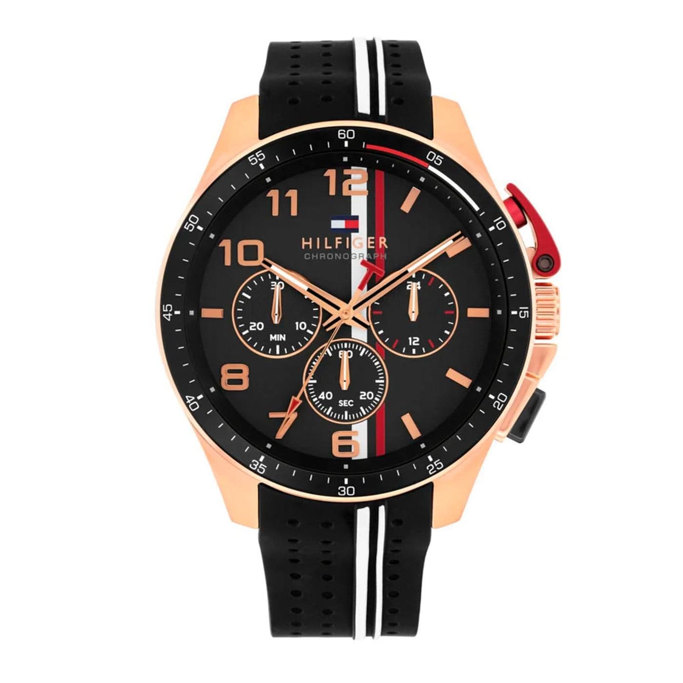 RELOJ BANK black image.