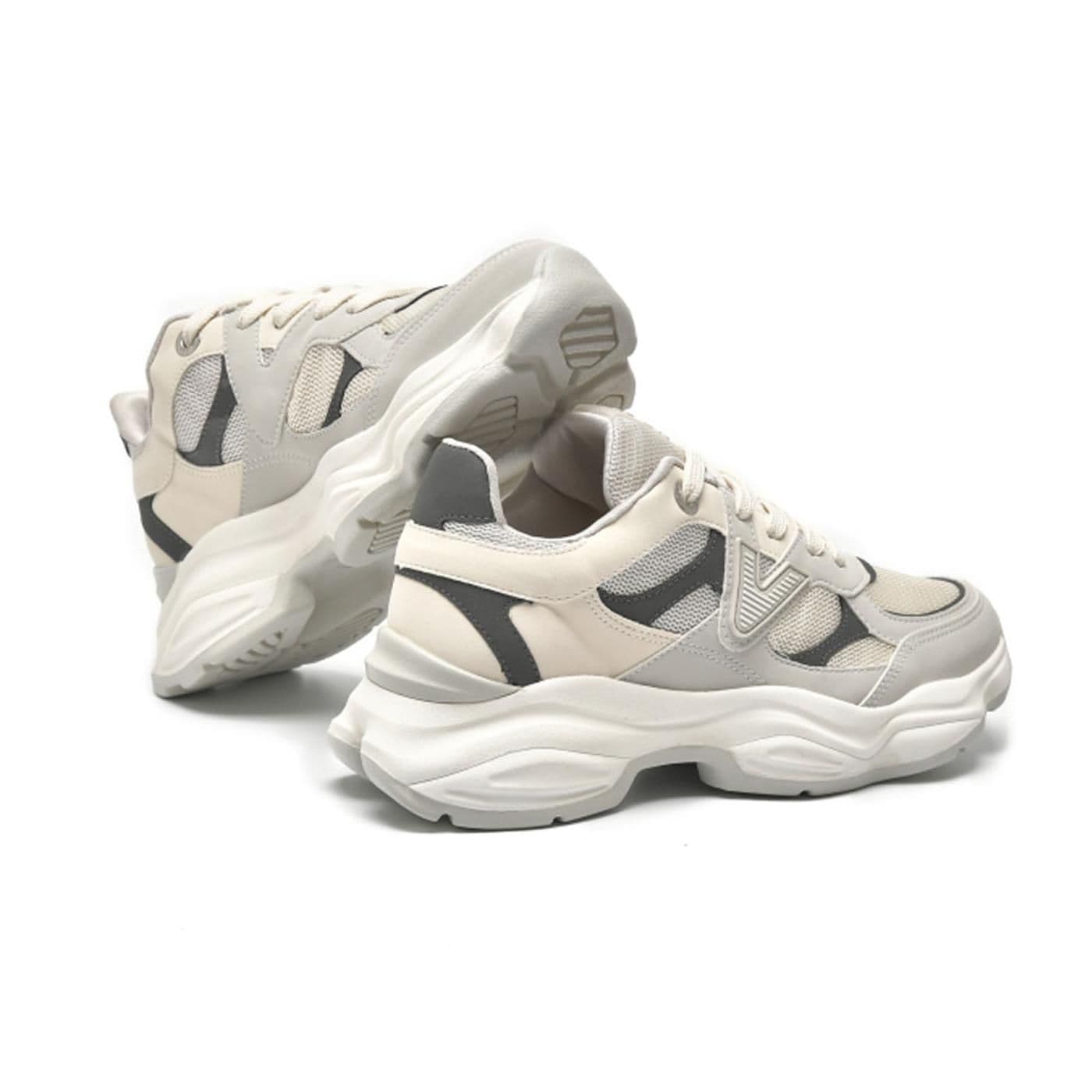 tenis casual  158-021-13 neve/shadow/marfim i23 - image