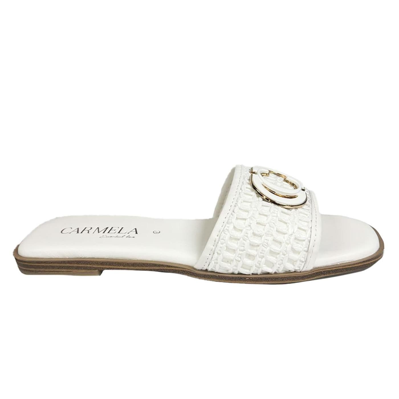 SANDALIA PIEL 162193 blanco image.