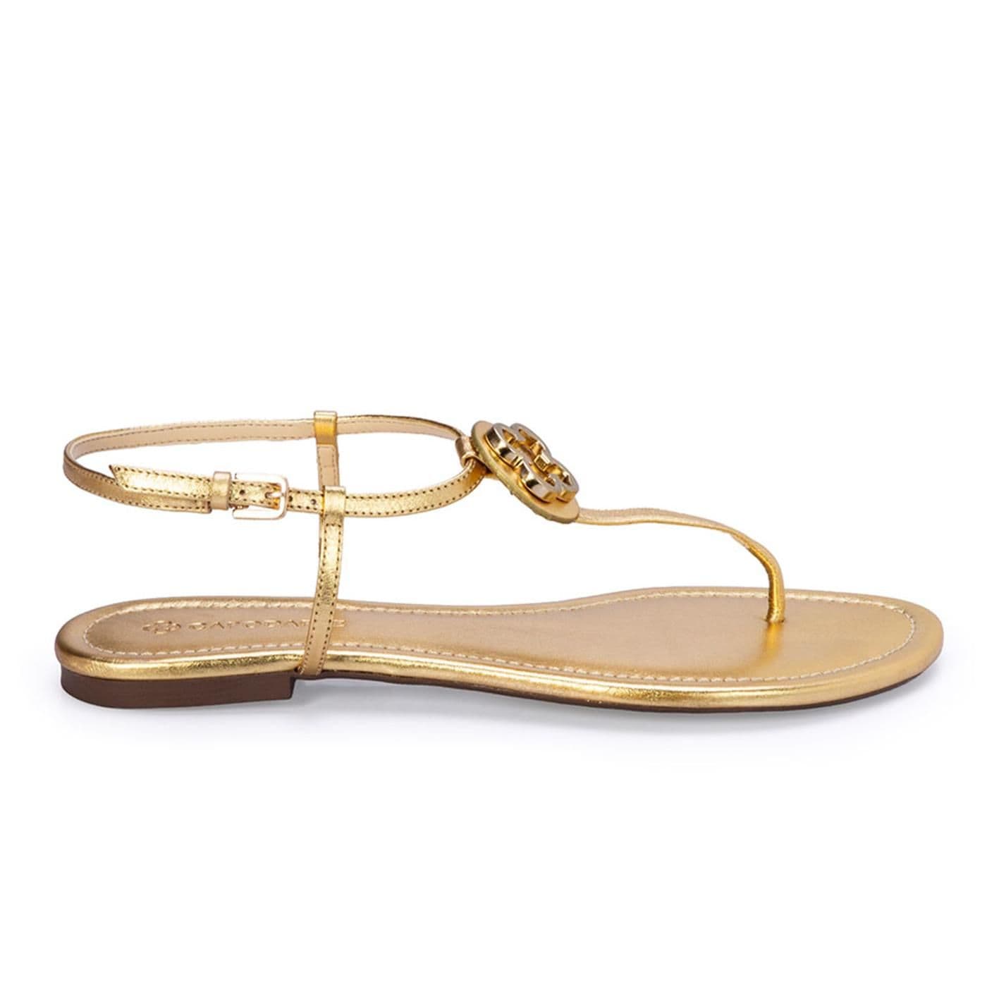 SANDALIA mestiço metalizado ouro image.